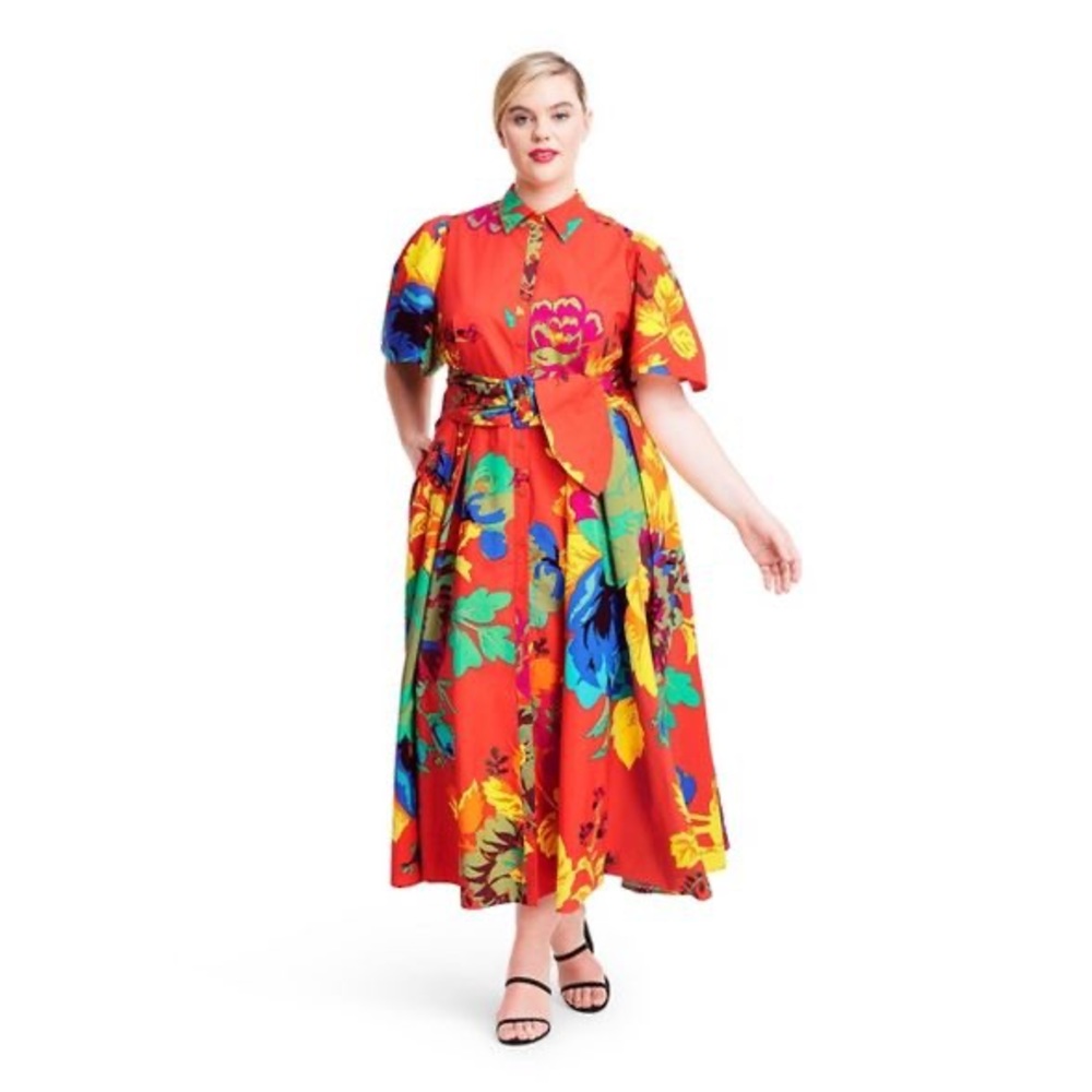 Christopher John Rogers x Target Red Floral Maxi